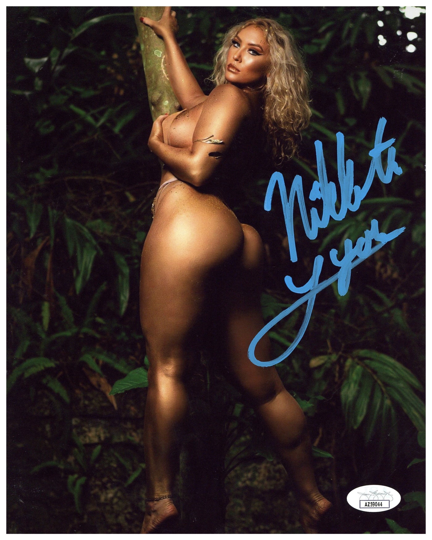 Nikkita Lyons Signed 8x10 Photo NXT WWE Autographed JSA COA #5