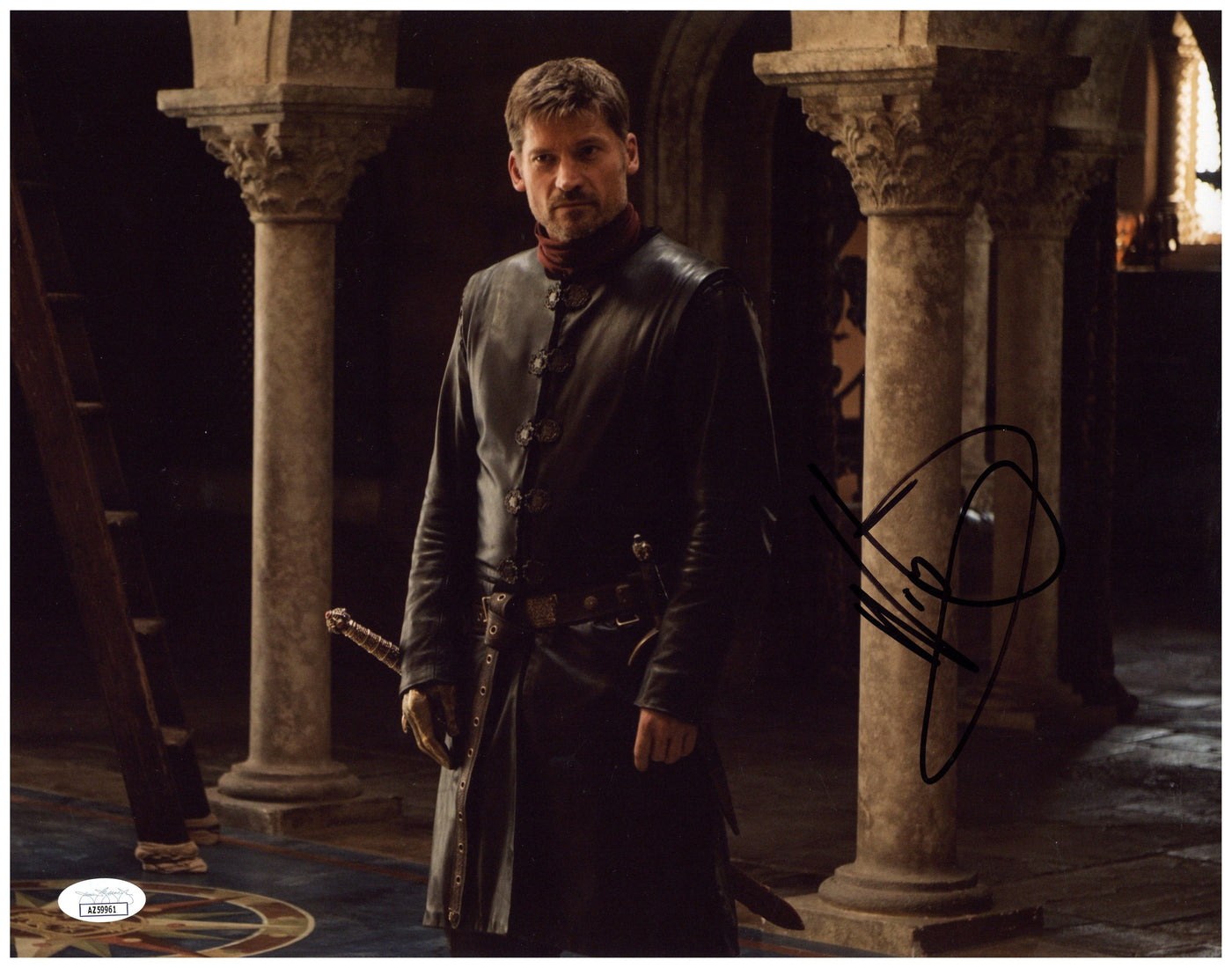 Nikolaj Coster-Waldau Signed 11x14 Photo Games of Thrones Jaime Lannister JSA COA