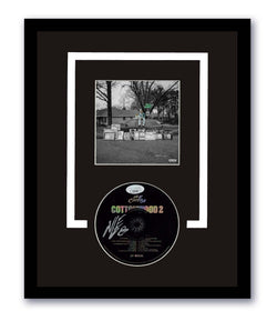 Image of Nle Choppa Signed CD Custom Framed Cottonwood 2 Wall Decor JSA COA