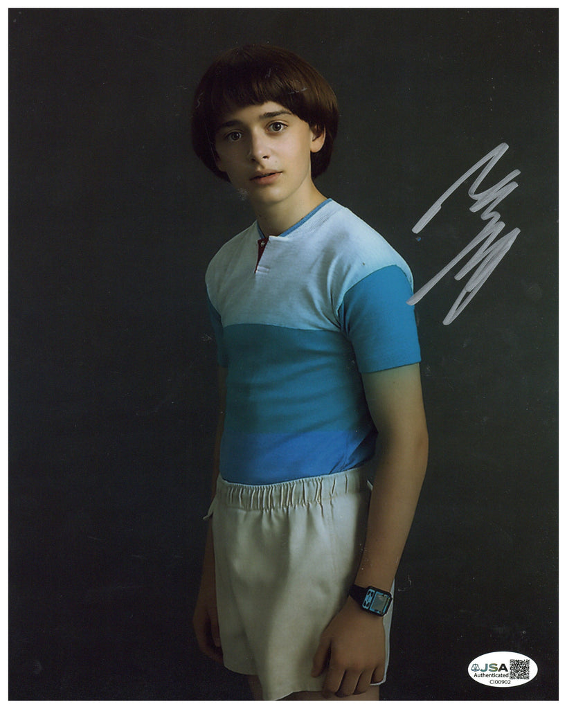 ストレンジャーシングス　ノア•シュナップ サイン入り写真 Noah Schnapp Signed 8x10 Photo Stranger Things Will Autographed