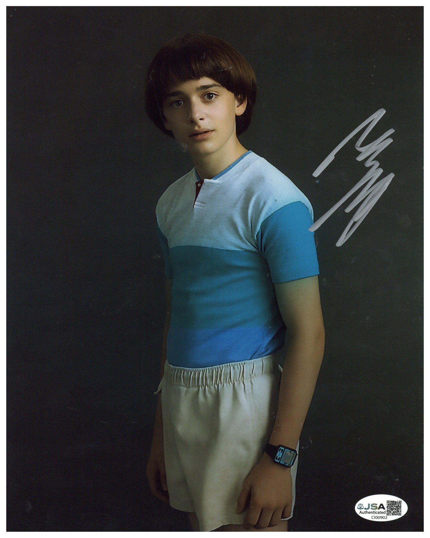 Noah Schnapp Signed 8x10 Photo Stranger Things Will Autographed JSA COA 3