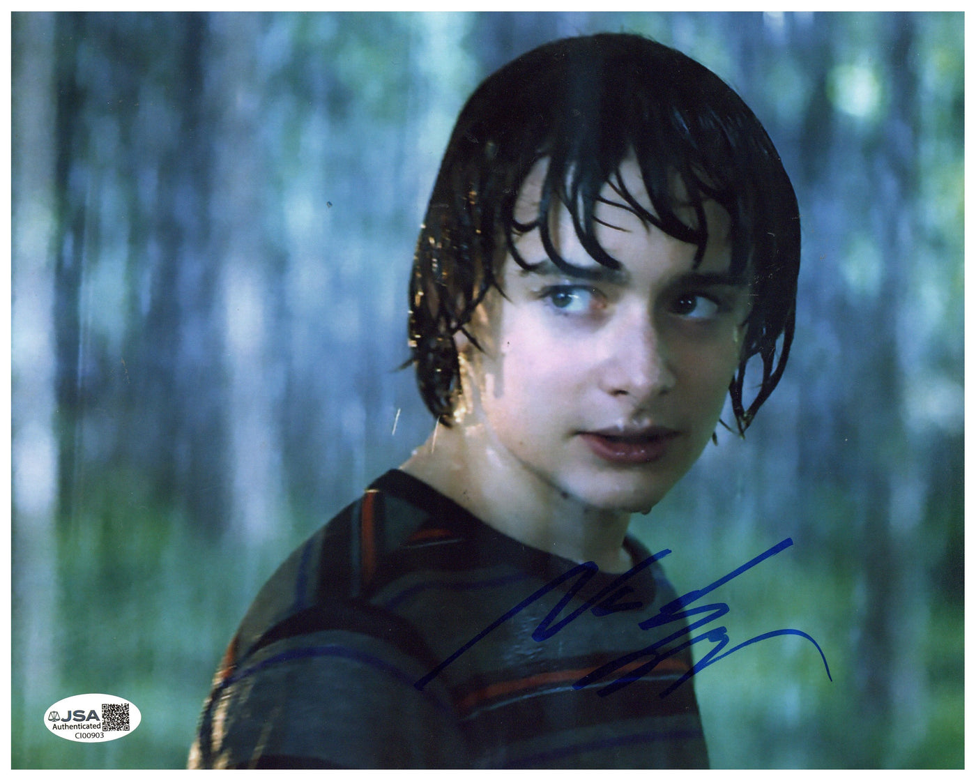 Noah Schnapp Signed 8x10 Photo Stranger Things Will Autographed JSA COA 4