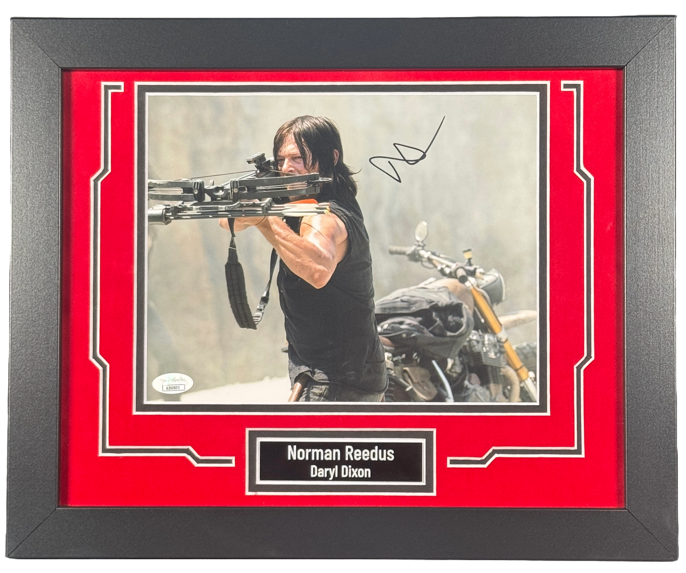 Norman Reedus Signed 8x10 Framed Photo The Walking Dead Daryl Dixon JSA COA