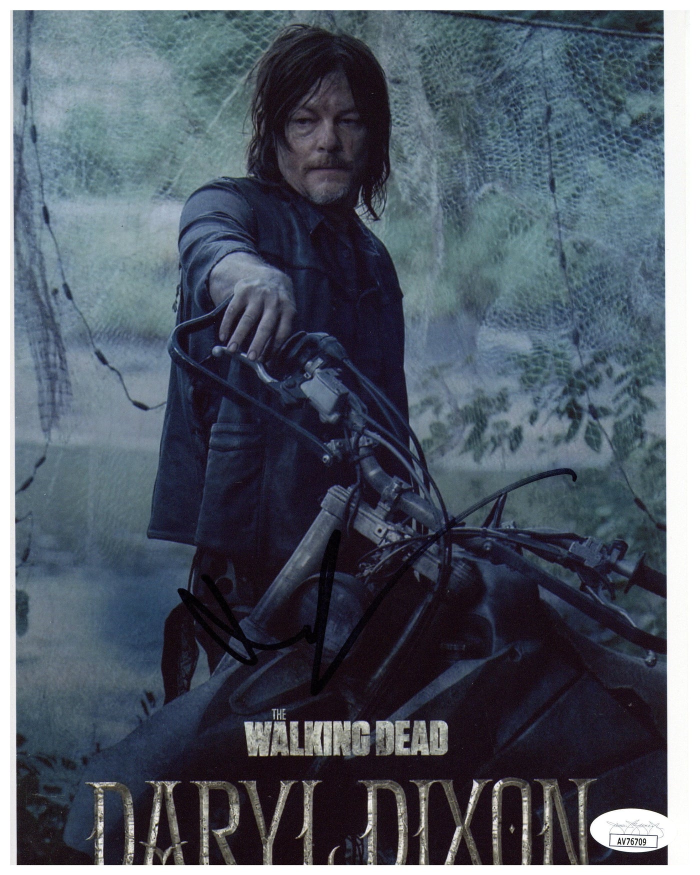 Norman Reedus Signed 8x10 Photo The Walking Dead DARYL Autographed JSA COA