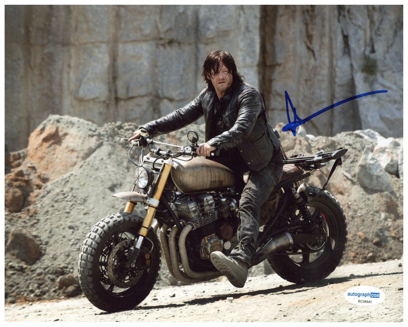 Norman Reedus Signed 8x10 Photo The Walking Dead Daryl Autographed AutographCOA