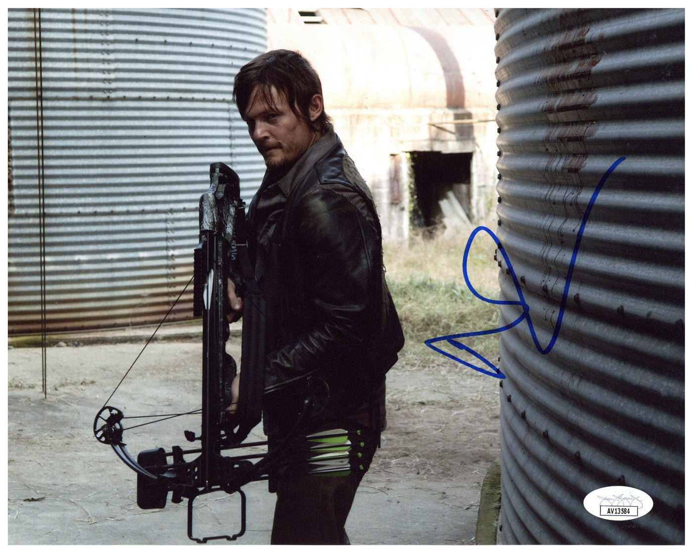 Norman Reedus Signed 8x10 Photo The Walking Dead Daryl Autographed JSA COA #5