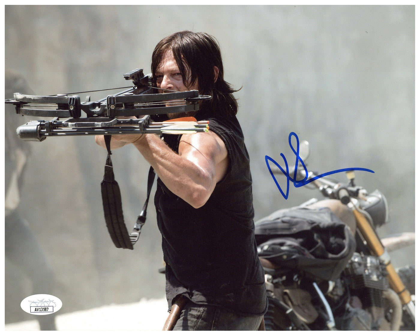 Norman Reedus Signed 8x10 Photo The Walking Dead Daryl Autographed JSA COA