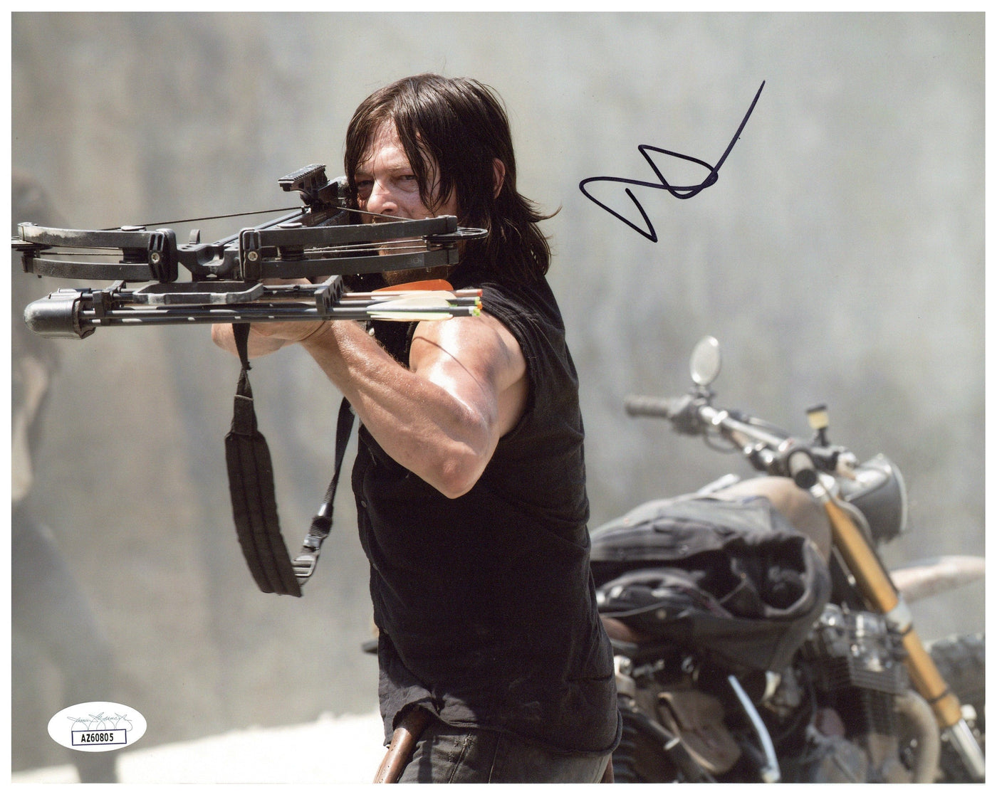 Norman Reedus Signed 8x10 Photo The Walking Dead Daryl Dixon Autographed JSA #2