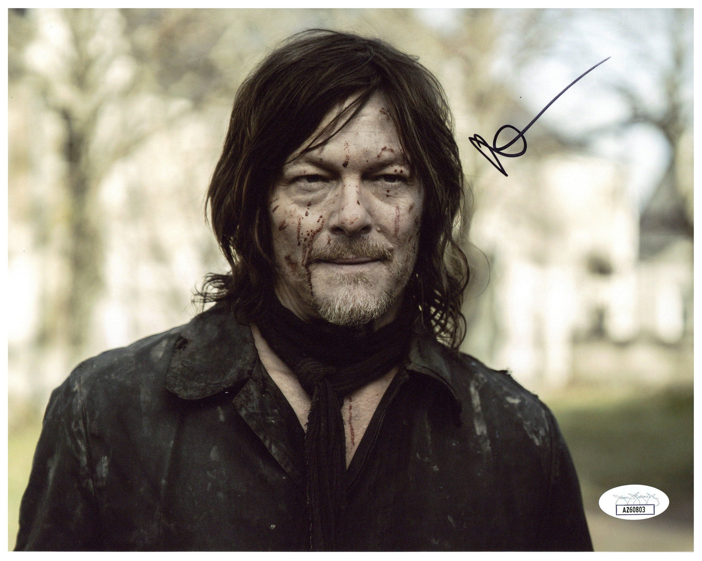 Norman Reedus Signed 8x10 Photo The Walking Dead Daryl Dixon Autographed JSA #3