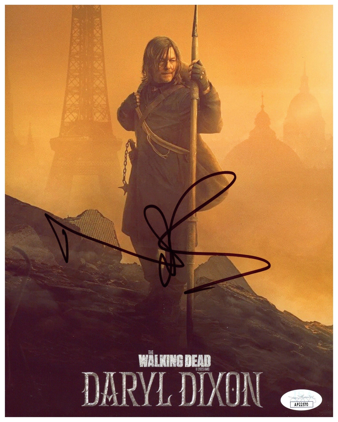 Norman Reedus Signed 8x10 Photo The Walking Dead Daryl Dixon Autographed JSA COA