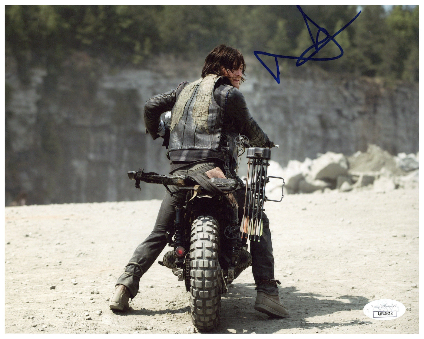 Norman Reedus Signed 8x10 Photograph The Walking Dead Daryl Autographed JSA COA  2