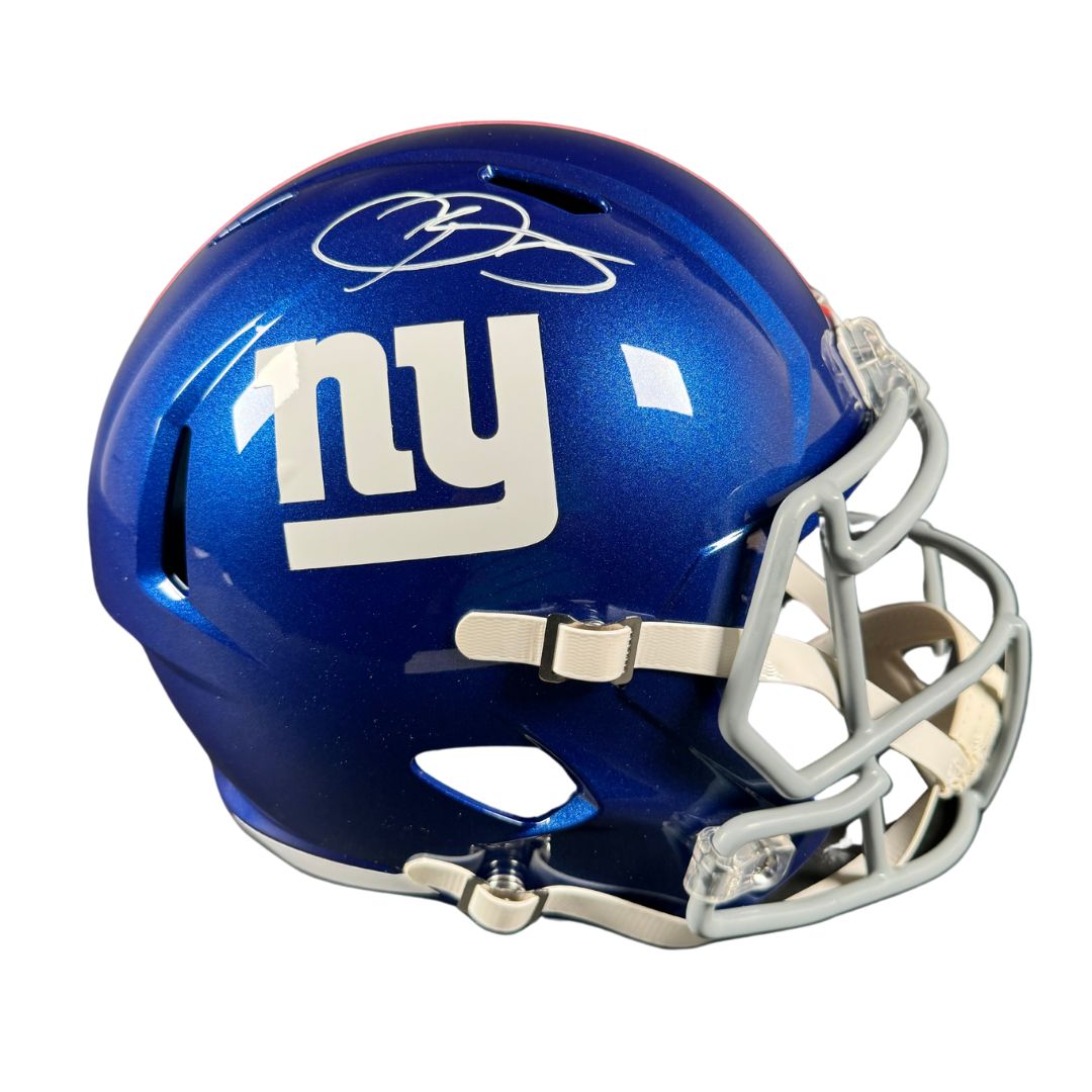 Odell Beckham Jr. Signed New York Giants F/S Speed Helmet Beckett COA