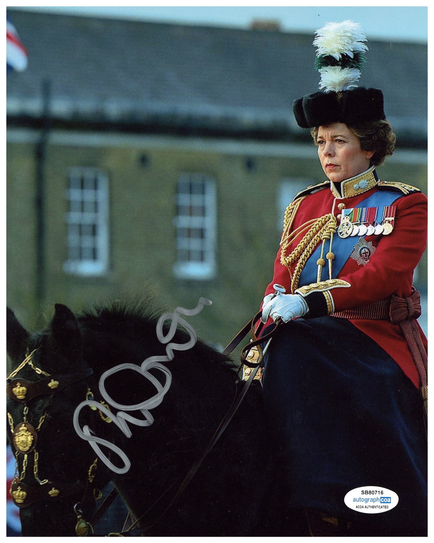 Olivia Colman Signed 8X10 Photo The Crown Autographed ACOA