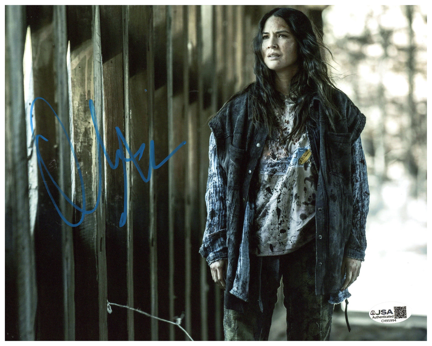 Olivia Munn Signed 8x10 Photo Tales of the Walking Dead Autographed JSA COA