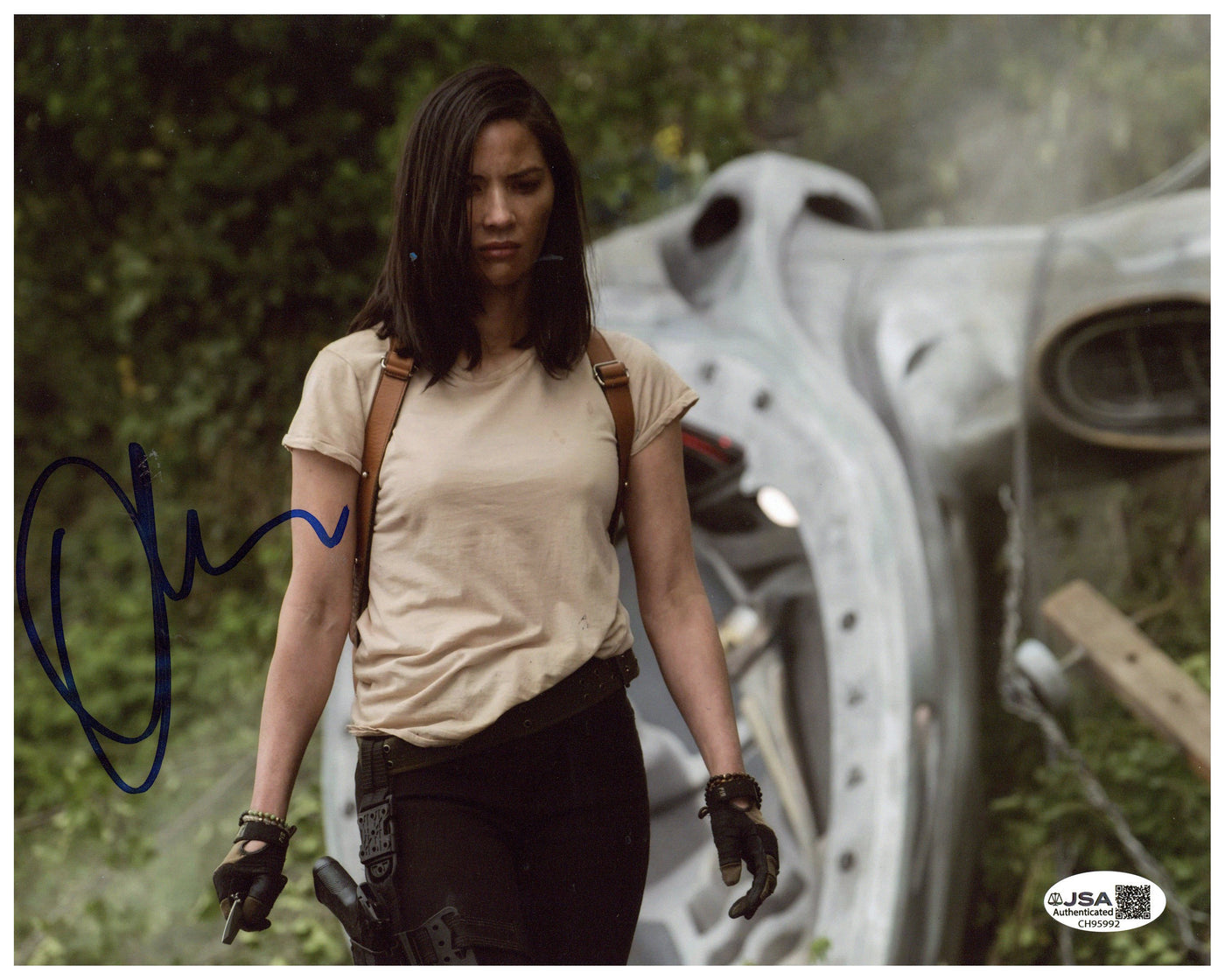 Olivia Munn Signed 8x10 Photo The Predator Autographed JSA COA