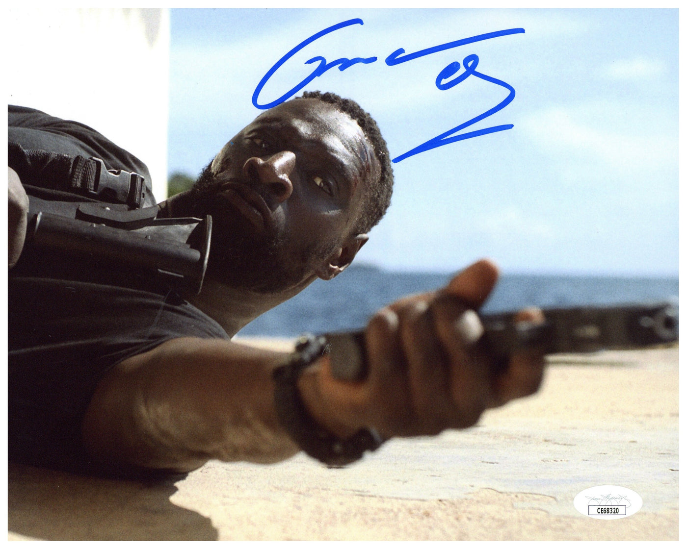 Omar Sy Signed 8x10 Photo Shadow Force Autographed JSA COA