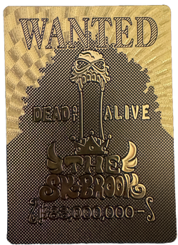 Image of One Piece Gold Foil Wanted Poster Cards - One Piece