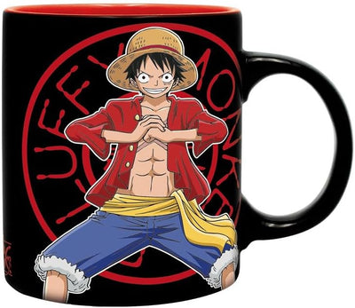 One Piece Monkey D. Luffy Red Gift Set Includes 11 Oz. Mug, Notebook, and Keychain
