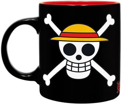 One Piece Monkey D. Luffy Red Gift Set Includes 11 Oz. Mug, Notebook, and Keychain