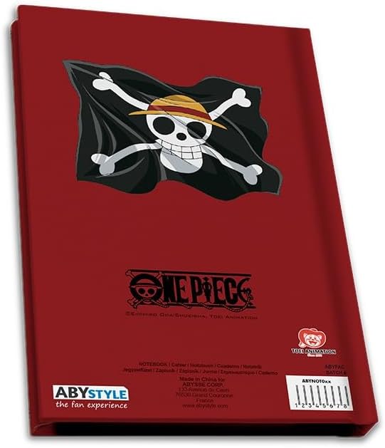 One Piece Straw Hat Jolly Roger Crew Gift Set - Glass, Notebook, and P –  Zobie Productions