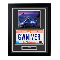 Image of Onward Custom Framed Barley's Van License Plate Prop Wall Display