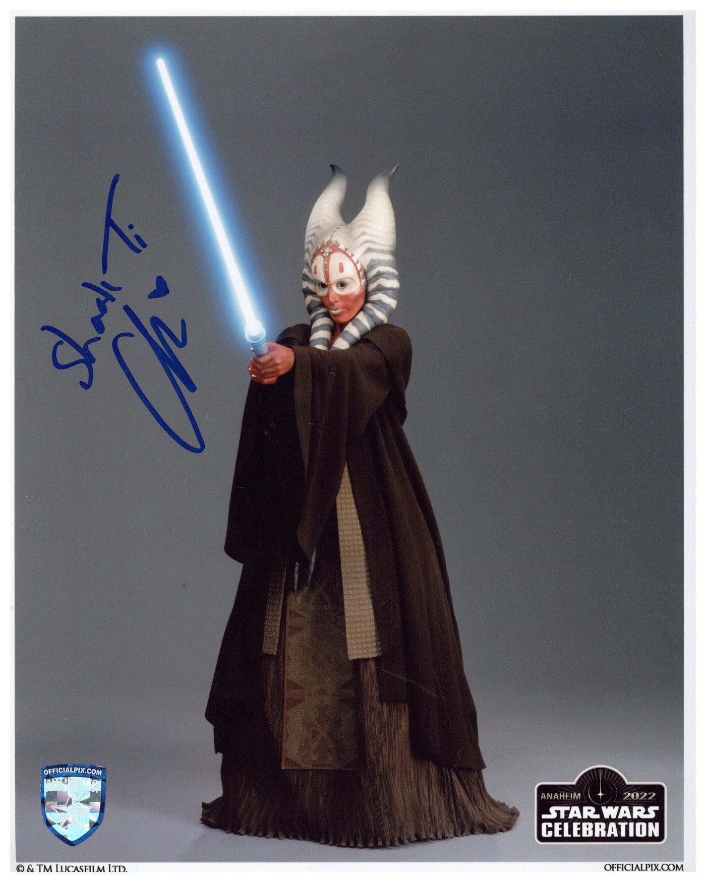 Orli Shoshan Signed 8x10 Photo Star Wars Jedi Shaak Ti Autographed COA