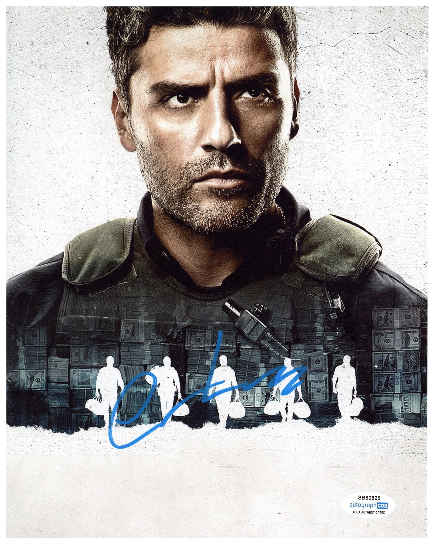 Oscar Isaac Signed 8x10 Photo Triple Frontier Authentic Autographed ACOA
