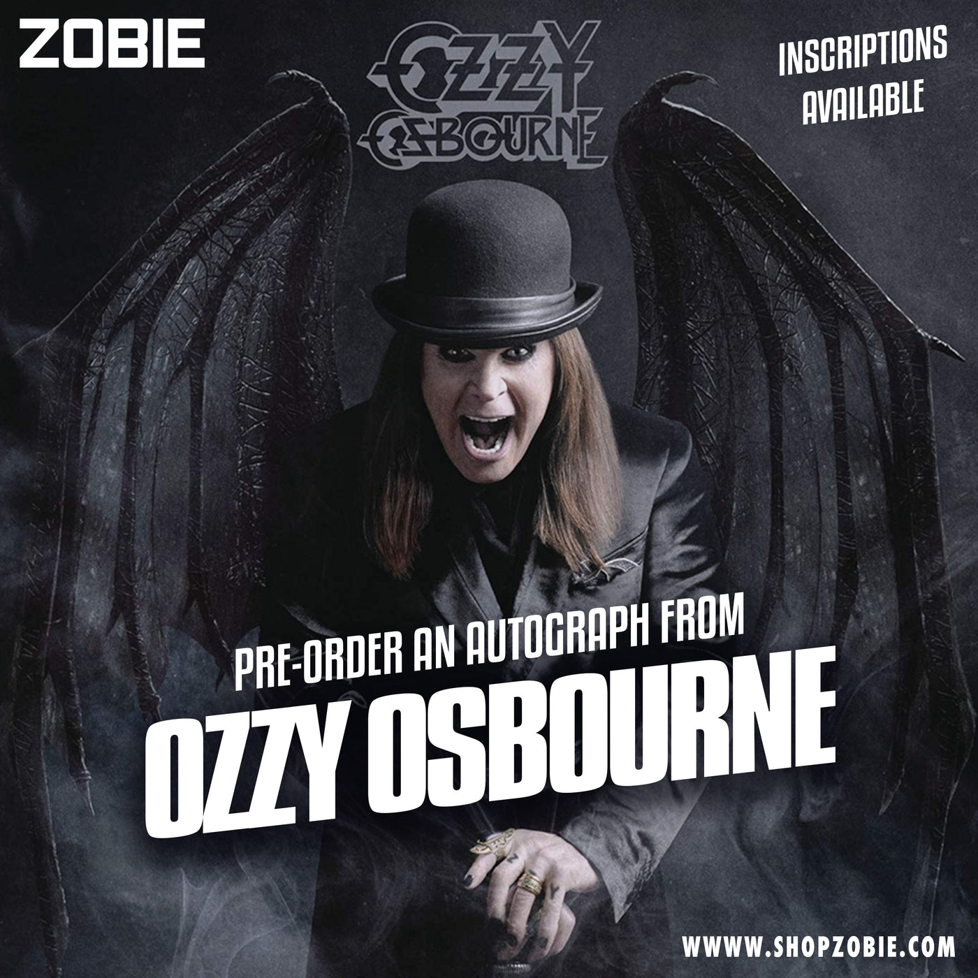 Ozzy Osbourne Autograph Pre-Order