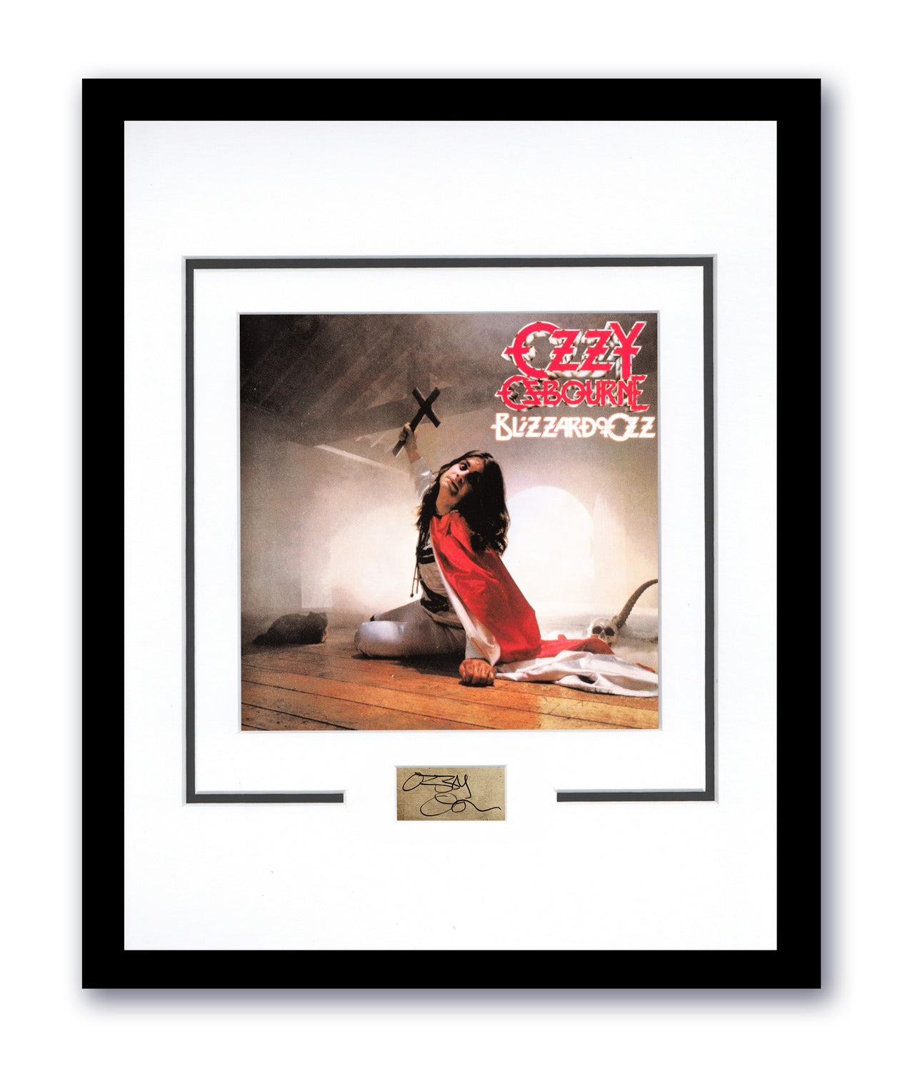 Ozzy Osbourne Autographed Signed 11x14 Framed Photo Blizzard of Ozz ACOA