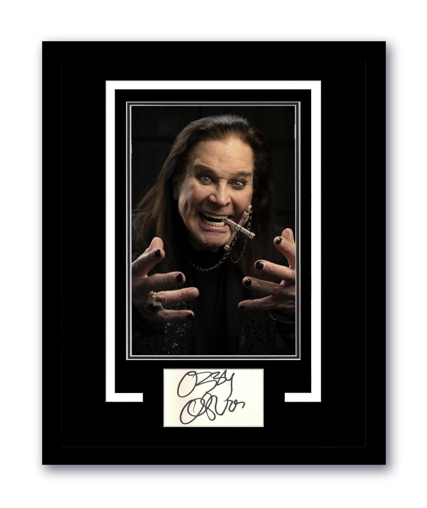 Ozzy Osbourne Signed 11x14 Wall Decor Autographed JSA COA