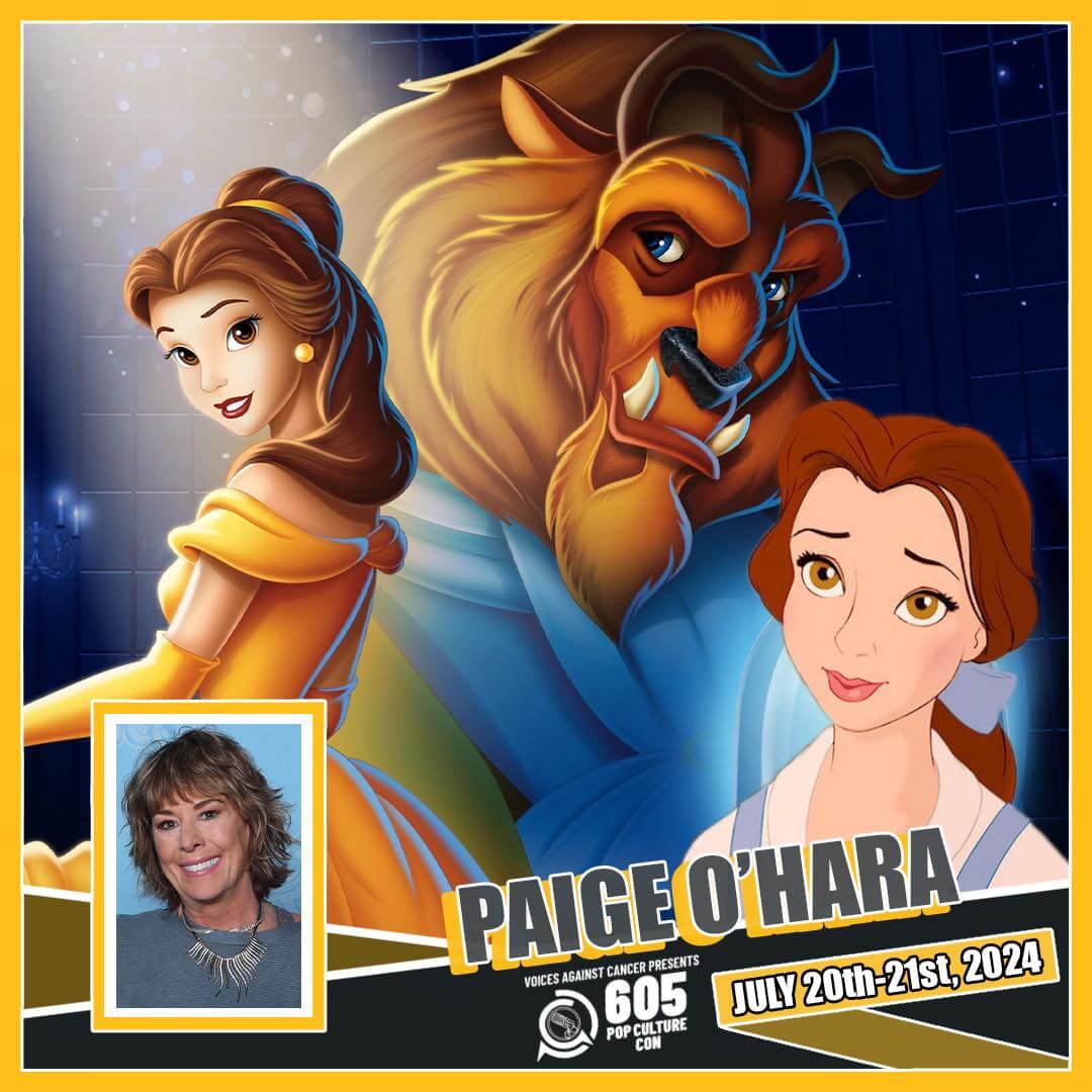 Paige O'Hara Official Autograph Mail-In Service - Voices Against Cancer 605 Con 2024