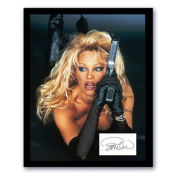Image of Pamela Anderson Signed Cut 11x14 Barb Wire Autographed ACOA