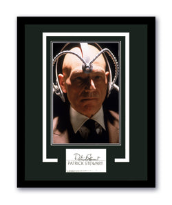 Image of Patrick Stewart Signed Cut 11x14 Framed X-Men Professor X Autographed JSA COA