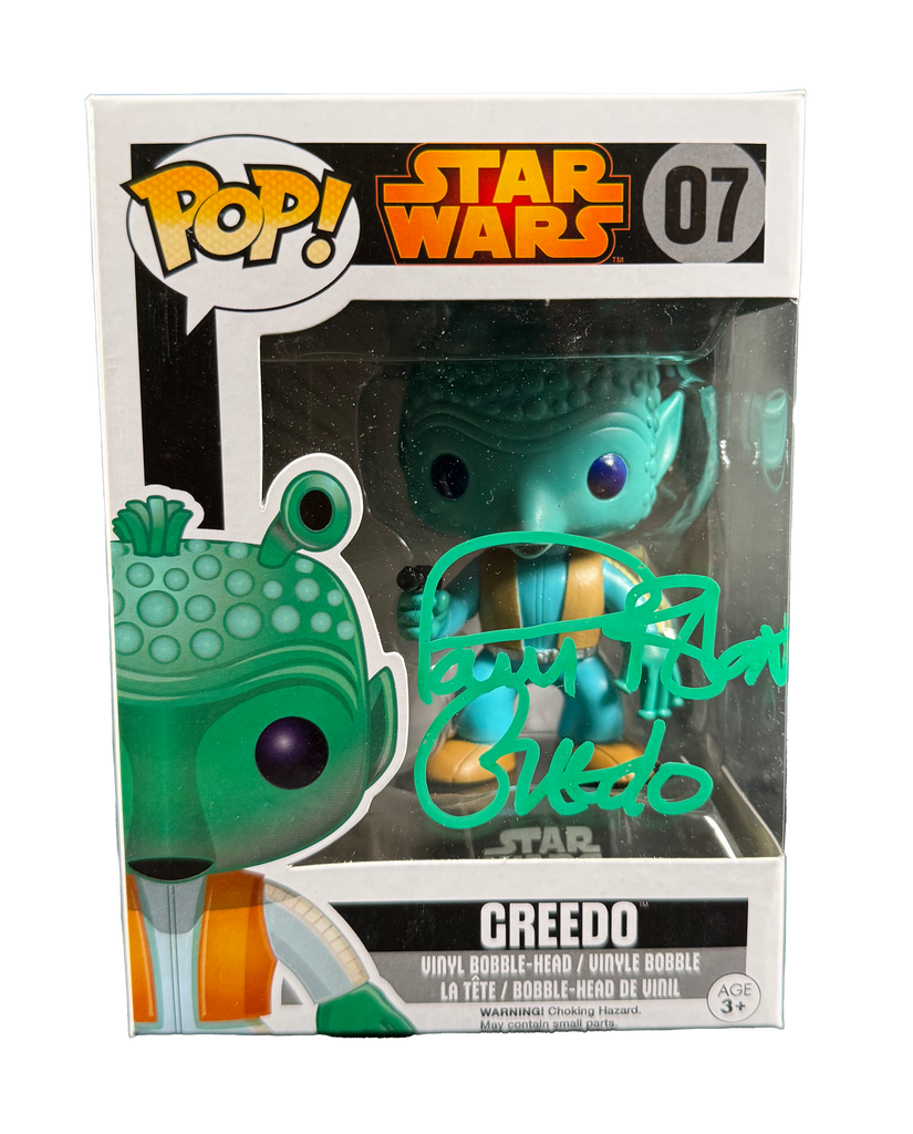 【サイン】スターウォーズ フィギュア Greedo Paul Blake /10 Star Wars GREEDO Gentle Giant Jumbo Action Figure Kenner