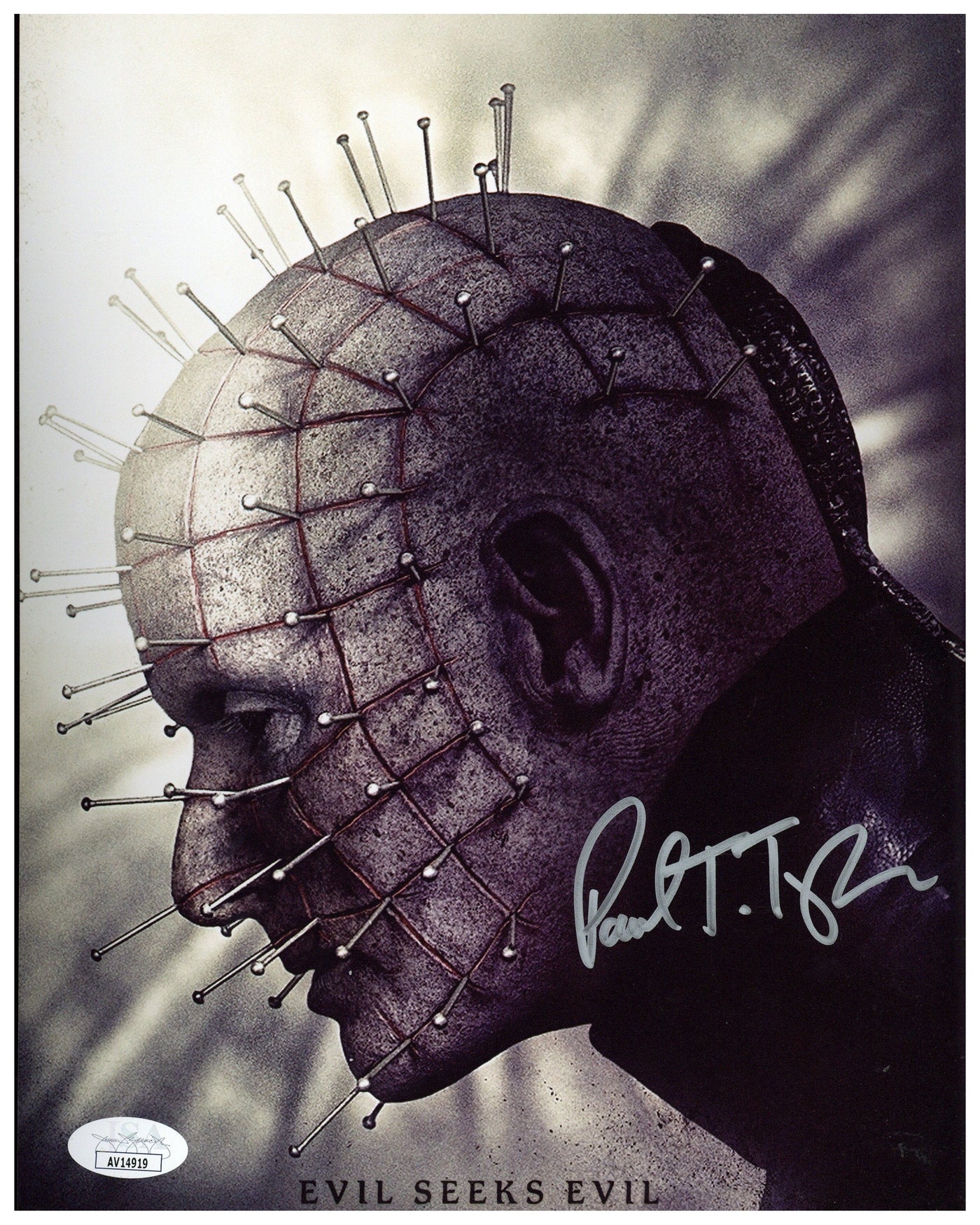 Paul T. Taylor Signed 8x10 Photo Hellraiser Judgment Autographed JSA COA #2