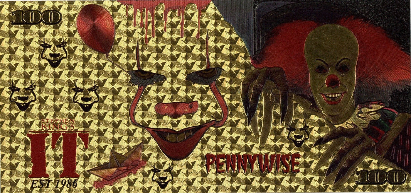 Pennywise Gold Bank Note Prop - IT