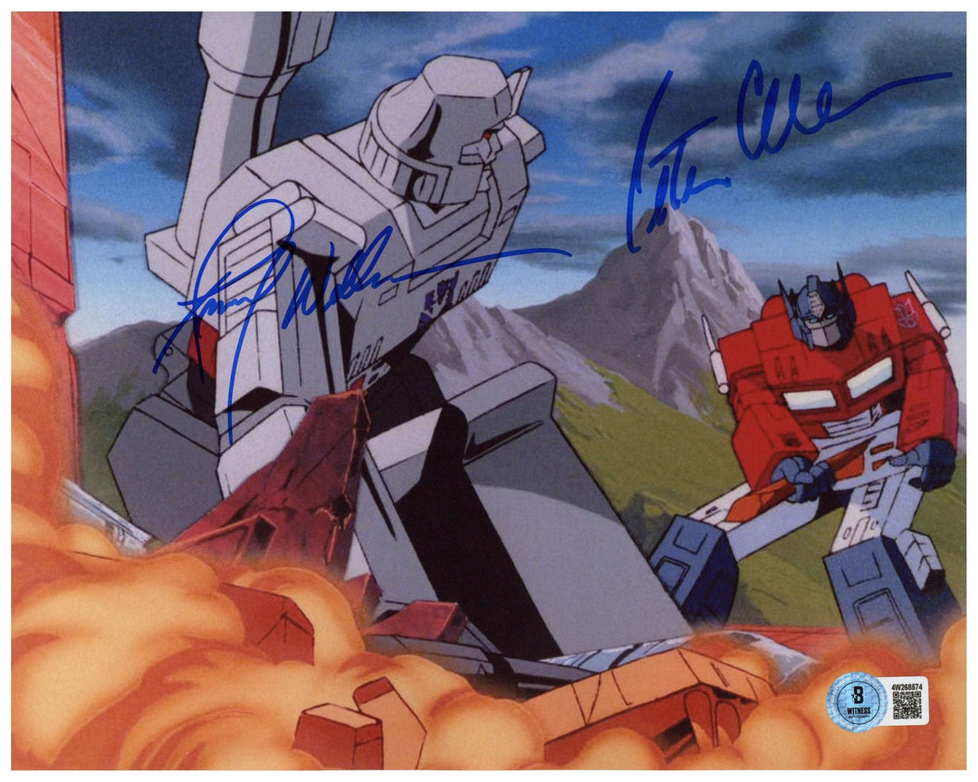 Peter Cullen &amp; Frank Welker Signed 8x10 Photo Transformers Autographed BAS COA 2
