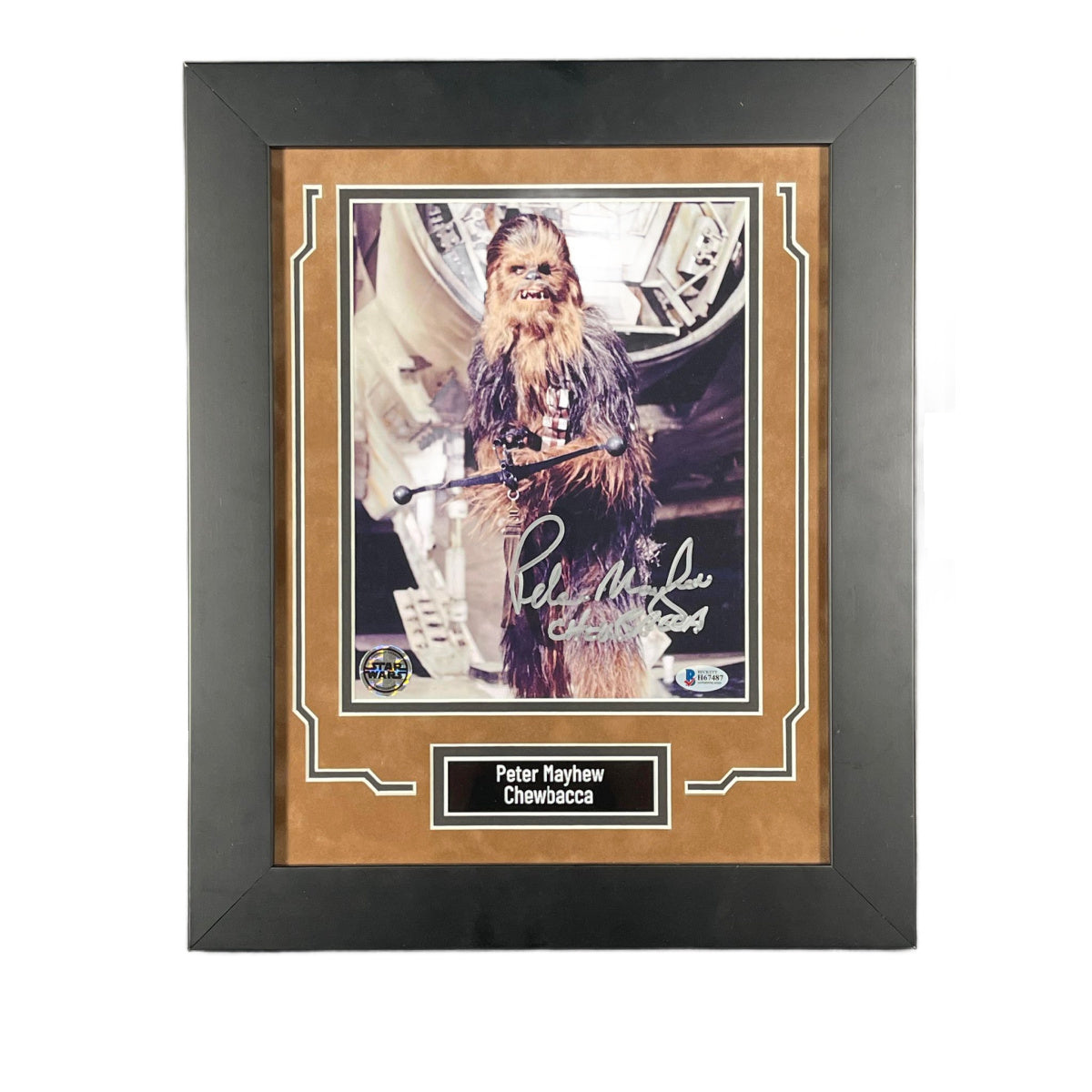 Peter Mayhew Signed 8x10 Photo Star Wars Chewbacca Autographed BAS COA