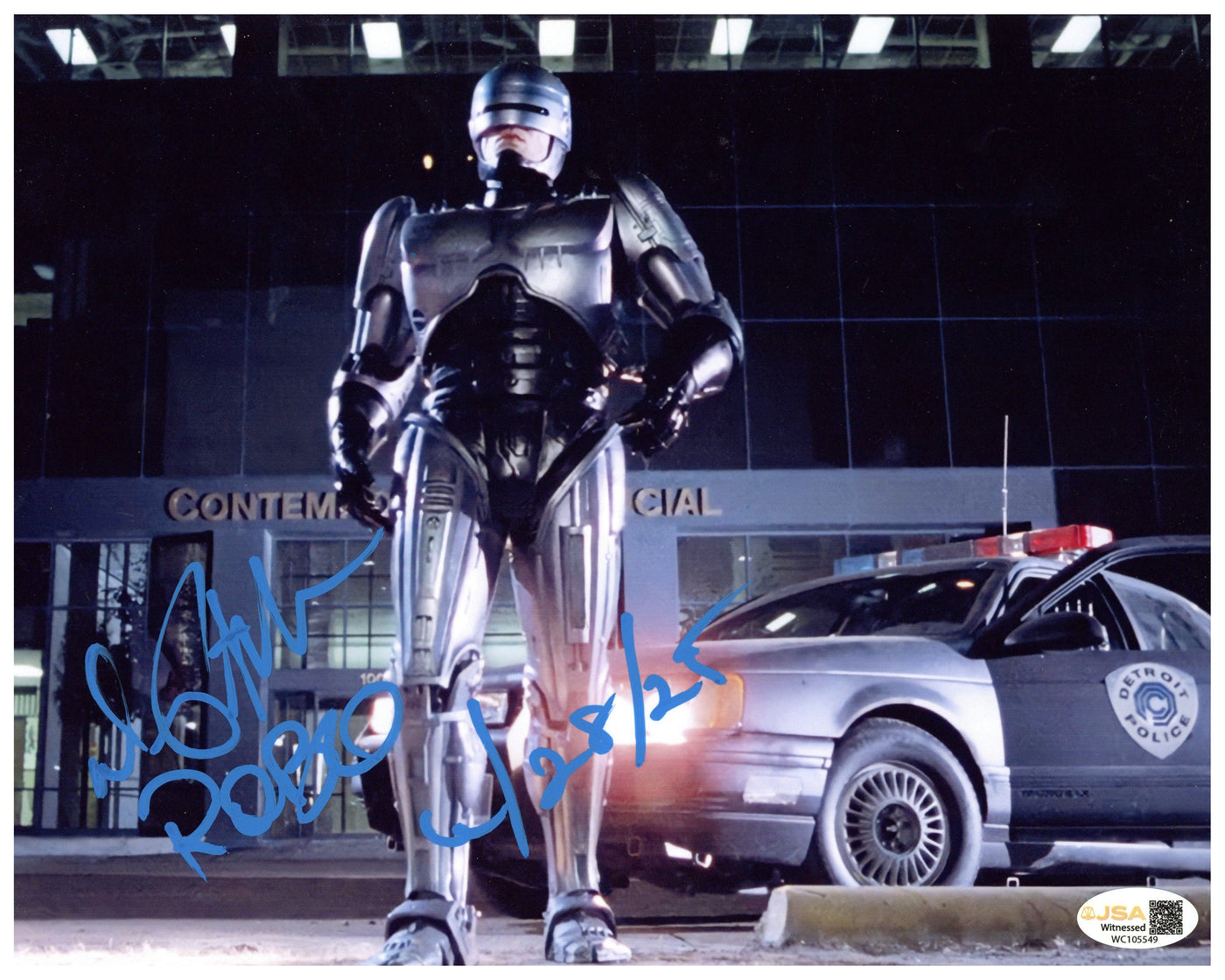 Peter Weller Signed 8x10 Photo Robocop Autographed JSA COA 3