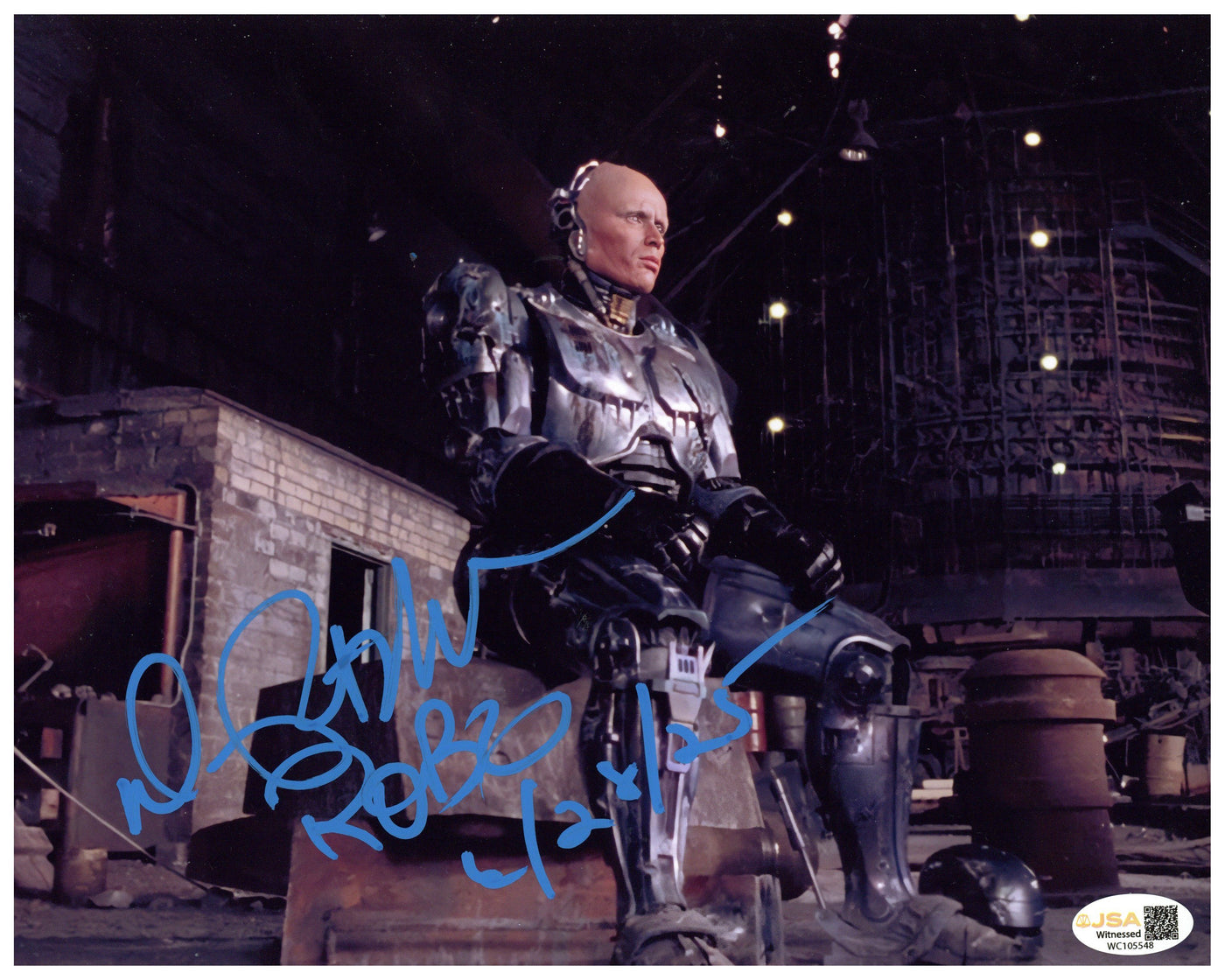 Peter Weller Signed 8x10 Photo Robocop Autographed JSA COA 4
