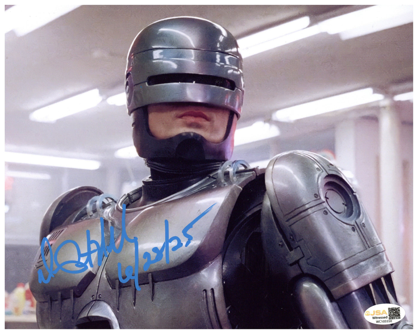 Peter Weller Signed 8x10 Photo Robocop Autographed JSA COA 6