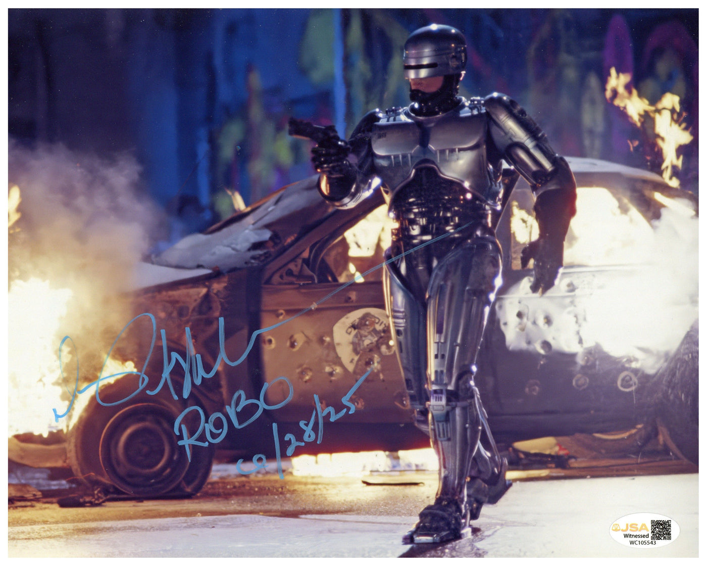 Peter Weller Signed 8x10 Photo Robocop Autographed JSA COA