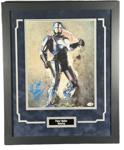 Image of Peter Weller Signed Custom Framed 11X14 Photo Robocop Autographed JSA COA