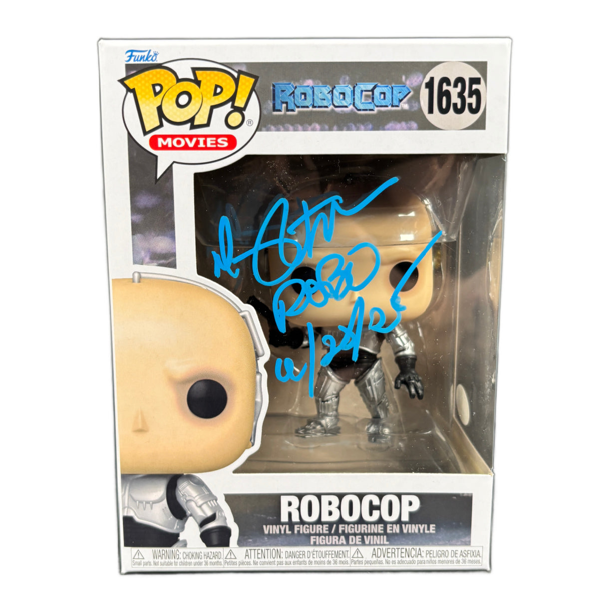 Peter Weller Signed FUNKO POP Robocop 1635 Autographed JSA COA