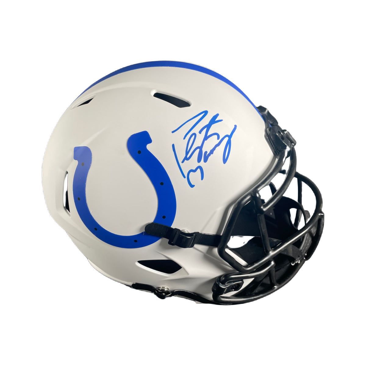 Peyton Manning Indianapolis Colts Autographed Lunar Eclipse Alt Replica Helmet COA