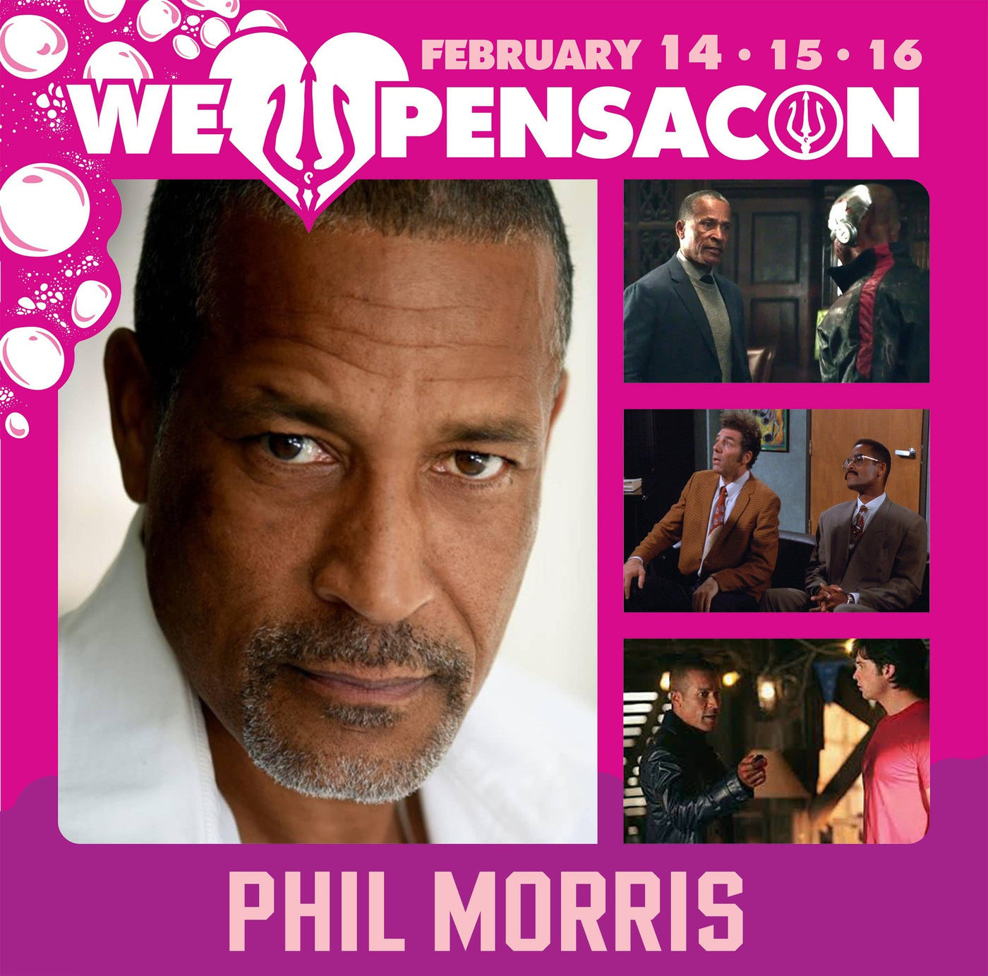 Phil Morris Official Autograph Mail-In Service - Pensacon 2025