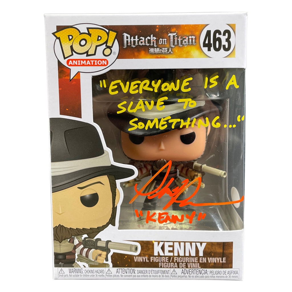 Bryn Apprill Signed Attack on Titan #460 Christa Funko Pop! Vinyl Figure  (JSA)