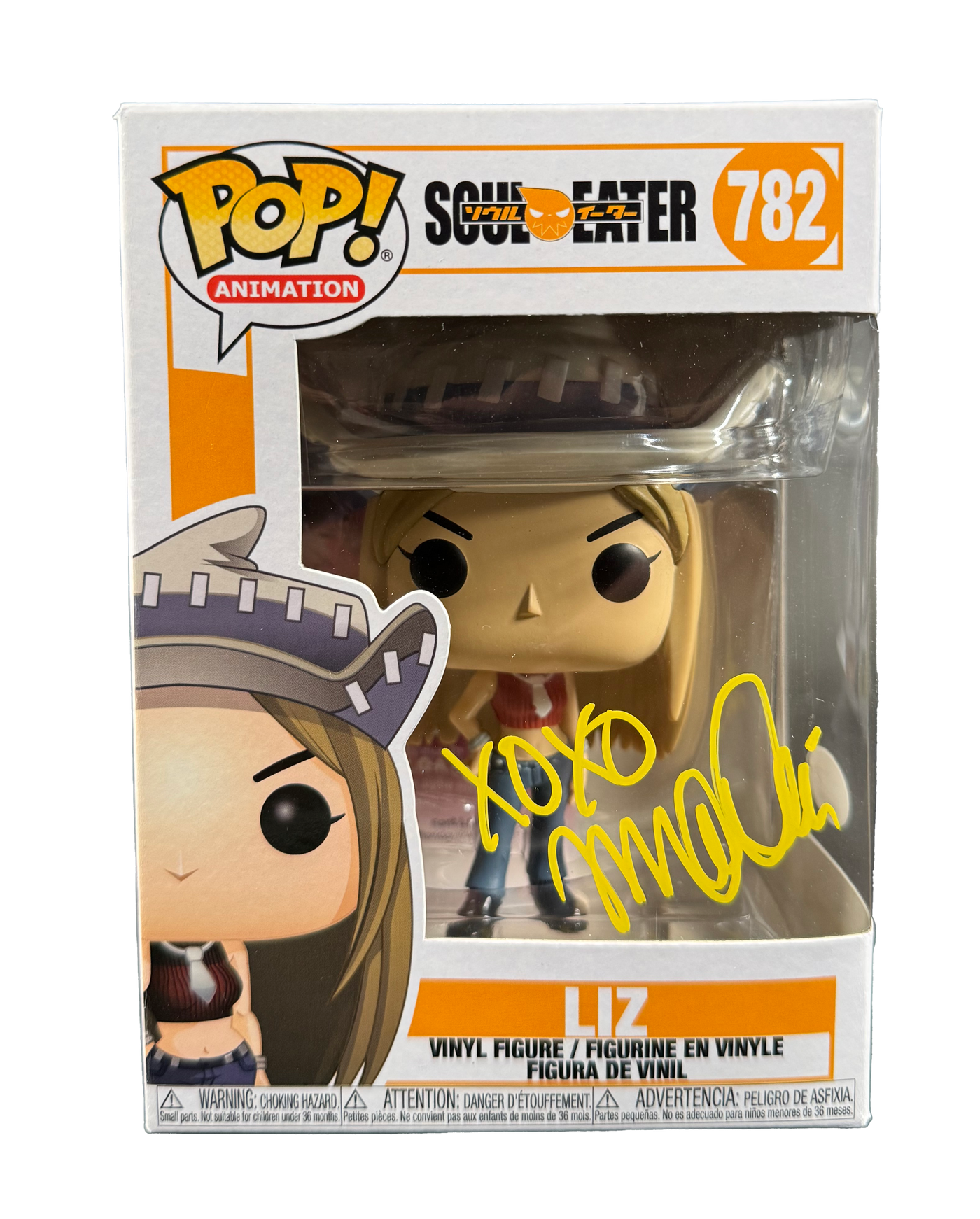 Jamie Marchi Signed Funko Pop Soul Eater Liz Autographed JSA COA