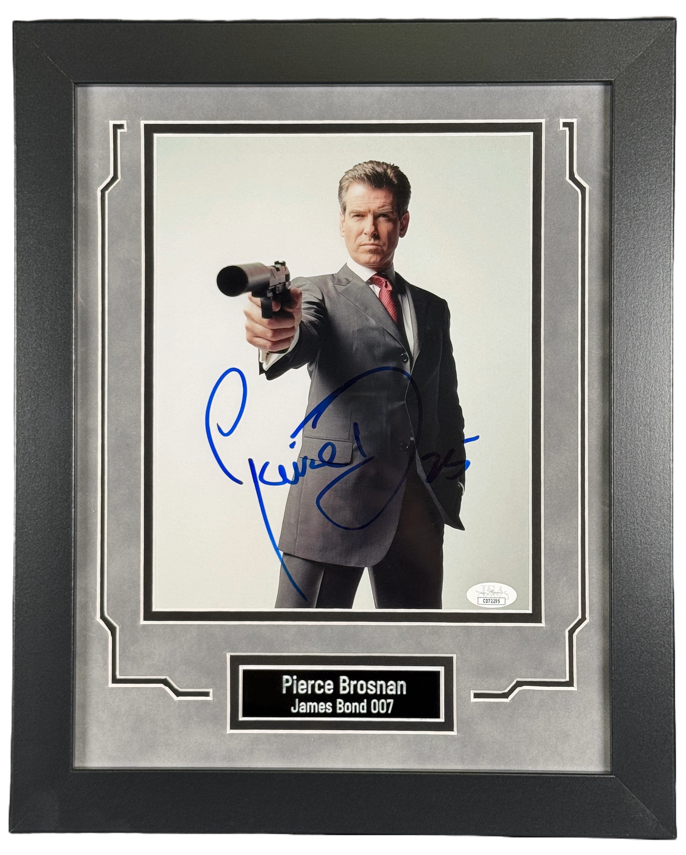 Pierce Brosnan Signed Custom Framed 8x10 Photo Die Another Day 007 Autographed JSA COA