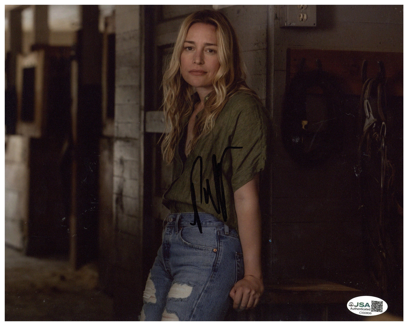 Piper Perabo Signed 8x10 Photo Yellowstone Autographed JSA COA 2